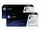 HP 12A Toner Cartridge 2-Pack (HP12A-2PK) — genuine HP original, factory sealed box