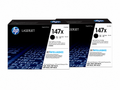 HP 147X Toner Cartridge 2-Pack (HP147X-2PK) — genuine HP original, factory sealed box