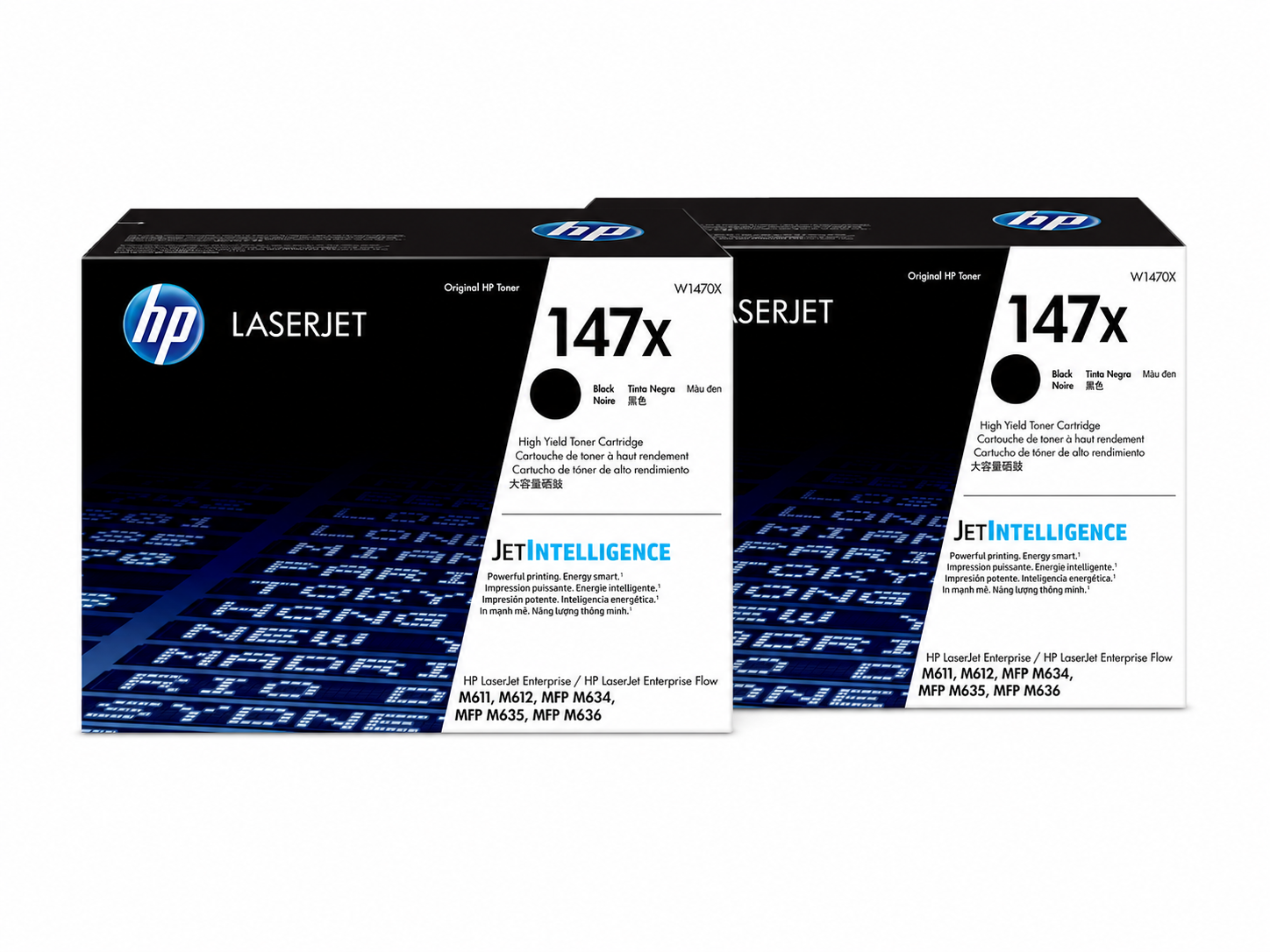 HP 147X Toner Cartridge 2-Pack (HP147X-2PK) — genuine HP original, factory sealed box