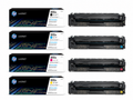 HP 202A Toner Cartridge CMYK 4-Pack (HP202A-CMYK) — genuine HP original, factory sealed box