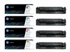 HP 202A Toner Cartridge CMYK 4-Pack (HP202A-CMYK) — genuine HP original, factory sealed box