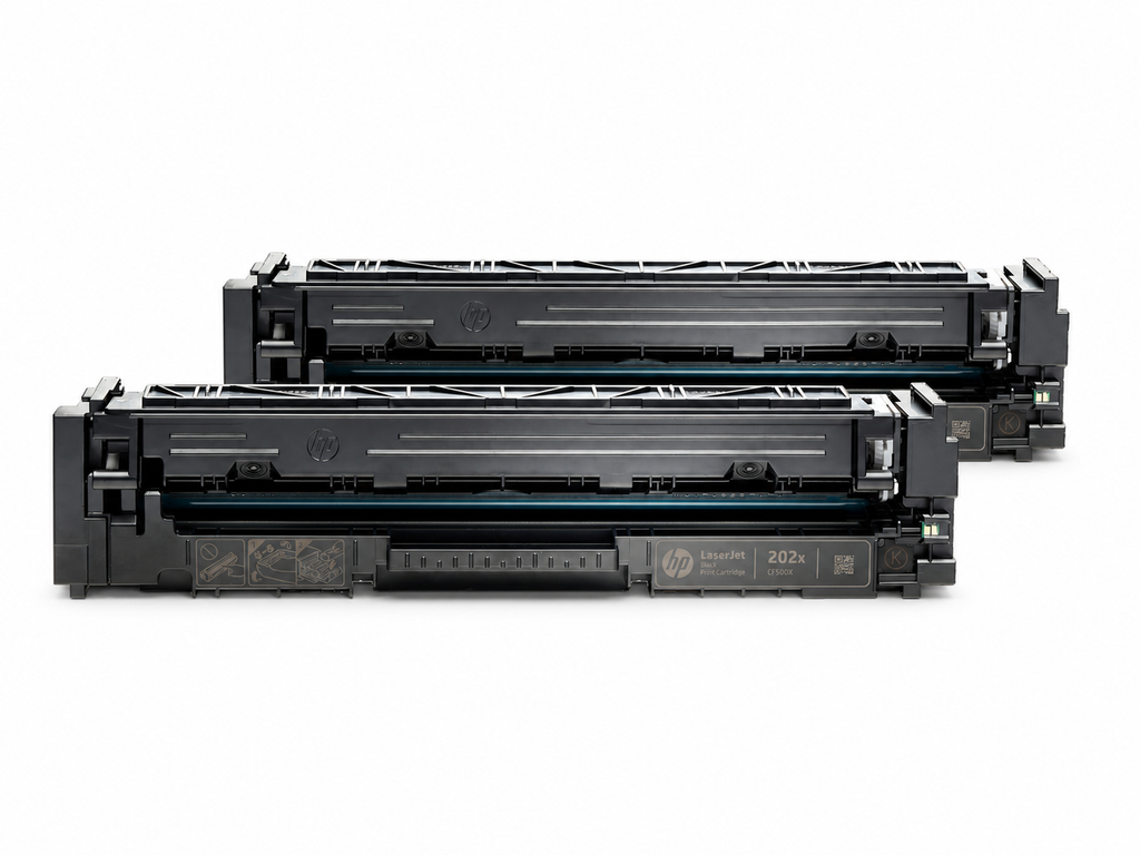 HP 202X Toner Cartridge 2-Pack (HP202X-2PK) — genuine HP original, factory sealed box