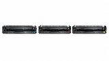 HP 202X Toner Cartridge CMY 3-Pack