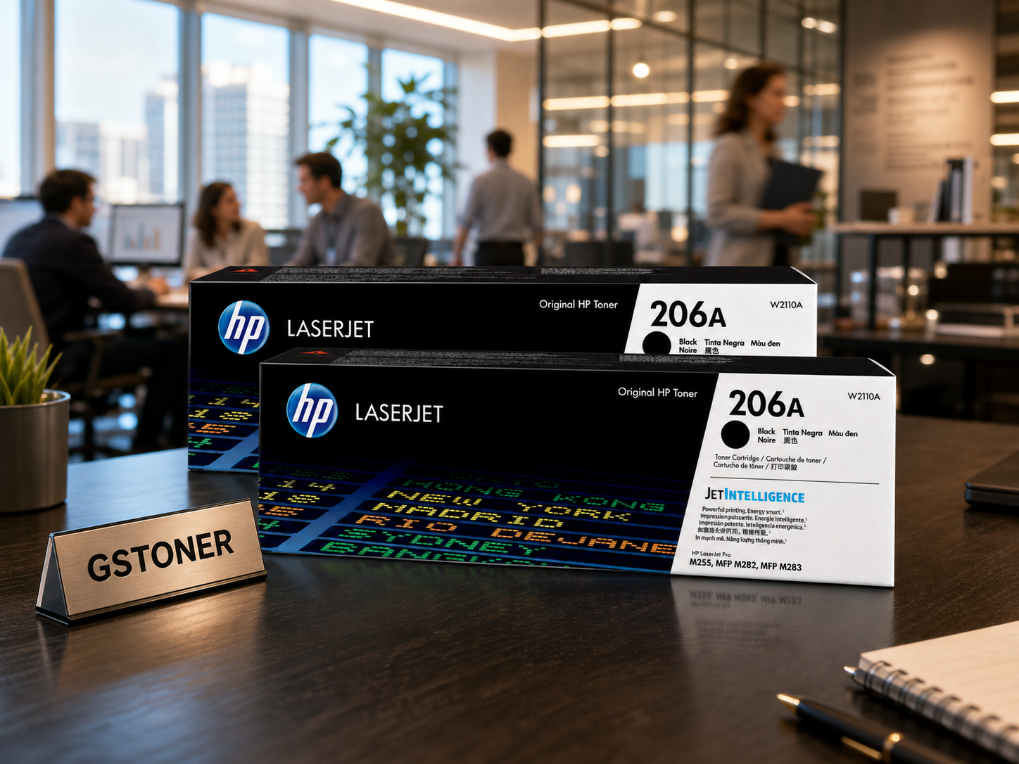 HP 206A Toner Cartridge 2-Pack — GS TONER studio photo
