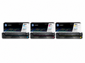 HP 206A Toner Cartridge CMY 3-Pack (HP206A-CMY) — genuine HP original, factory sealed box