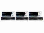 HP 206A Toner Cartridge CMY 3-Pack (HP206A-CMY) — genuine HP original, factory sealed box