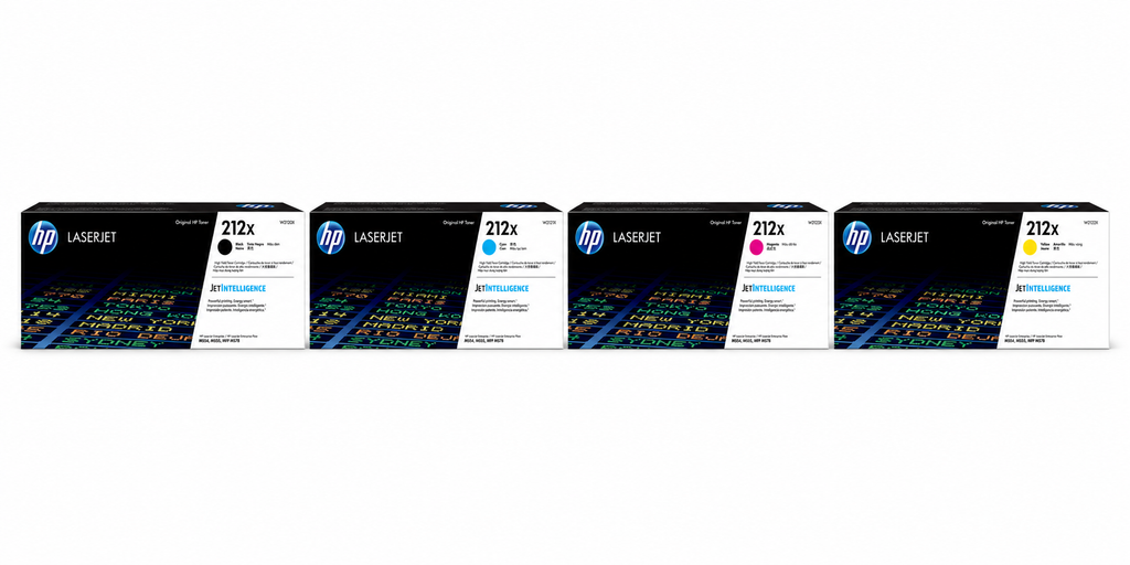 HP 212X Toner Cartridge CMYK 4-Pack