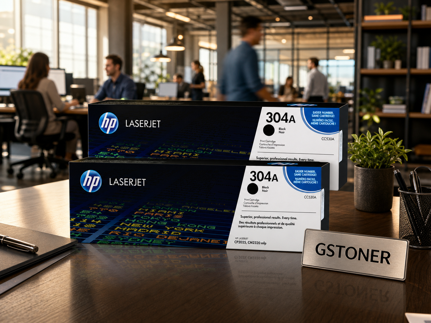 HP 304A Toner Cartridge 2-Pack - GSTONER