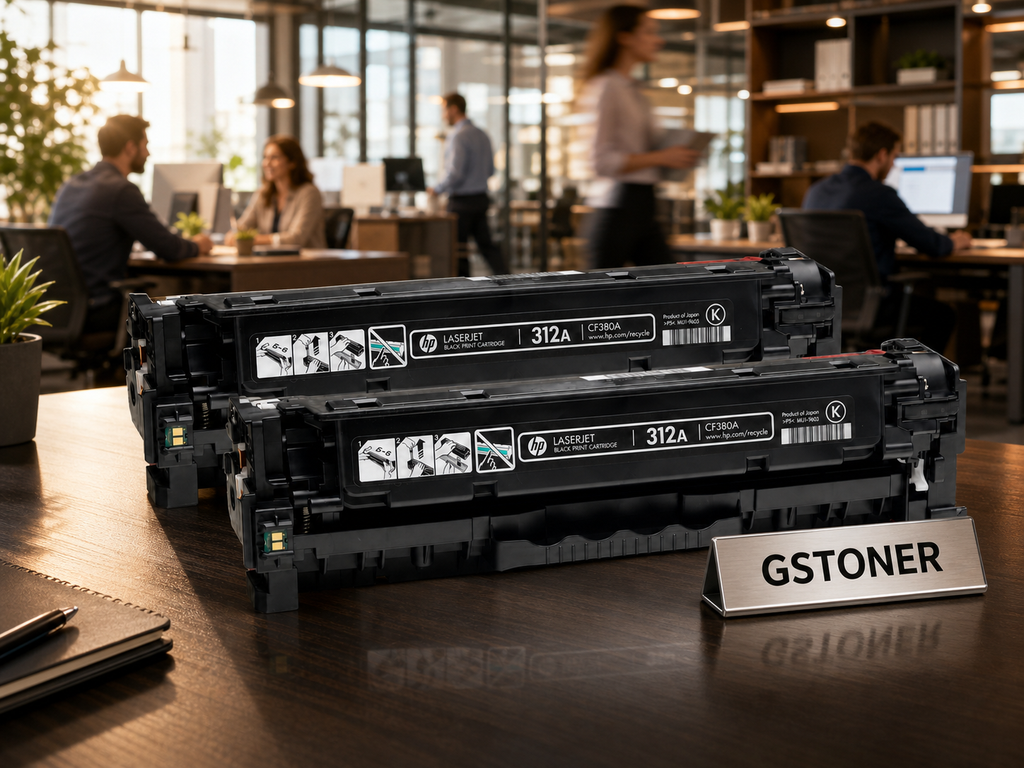 HP 312A Toner Cartridge 2-Pack — GS TONER studio photo