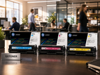 HP 312A Toner Cartridge CMY 3-Pack — GS TONER studio photo