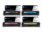 HP 312A Toner Cartridge CMYK 4-Pack (HP312A-CMYK) — genuine HP original, factory sealed box