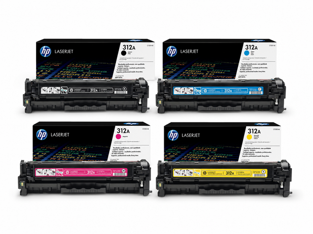 HP 312A Toner Cartridge CMYK 4-Pack