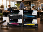 HP 312A Toner Cartridge CMYK 4-Pack — GS TONER studio photo