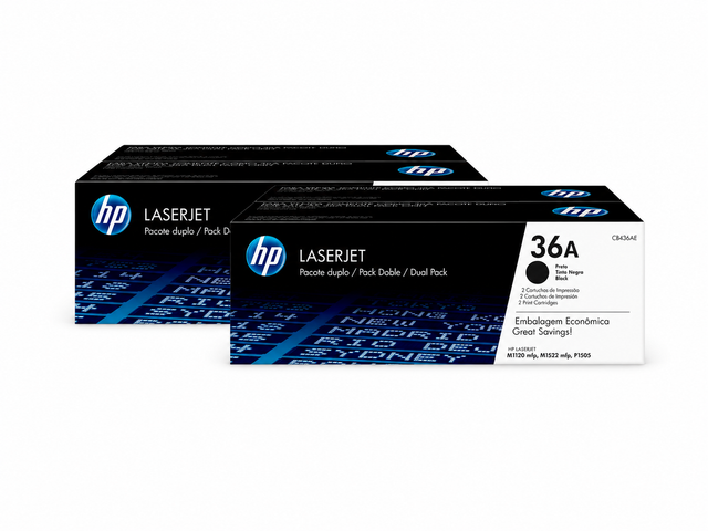 HP 36A Toner Cartridge 2-Pack