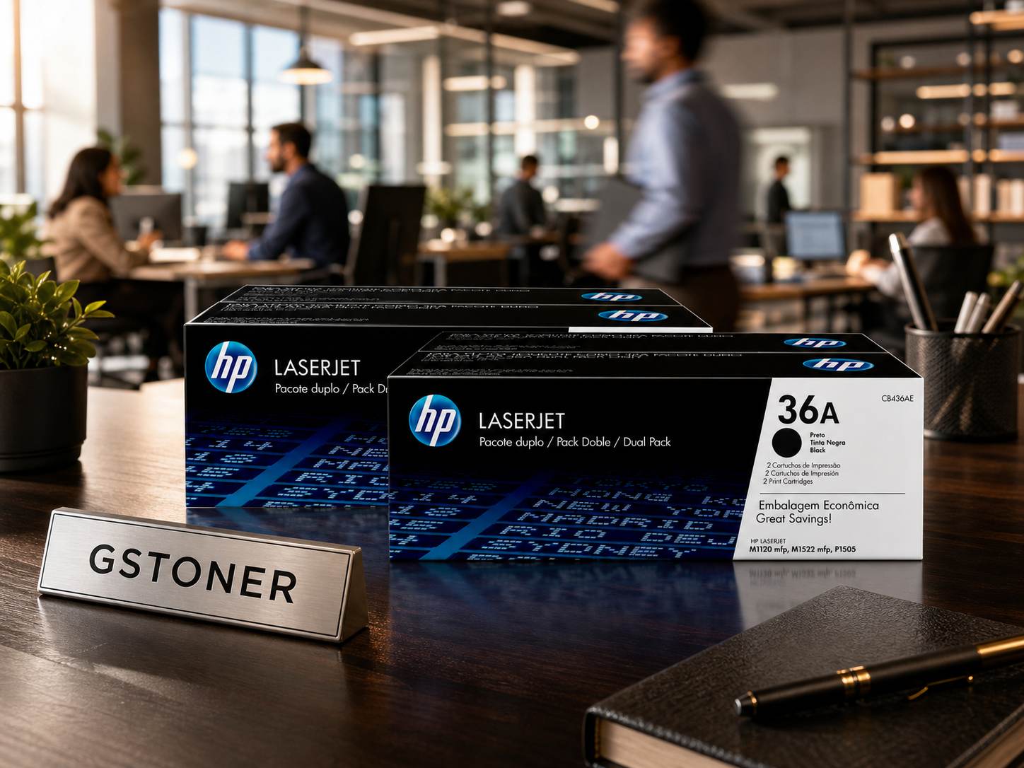 HP 36A Toner Cartridge 2-Pack — GS TONER studio photo