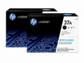 HP 37A Toner Cartridge 2-Pack (HP37A-2PK) — genuine HP original, factory sealed box