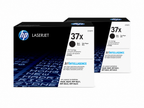 HP 37X Toner Cartridge 2-Pack (HP37X-2PK) — genuine HP original, factory sealed box