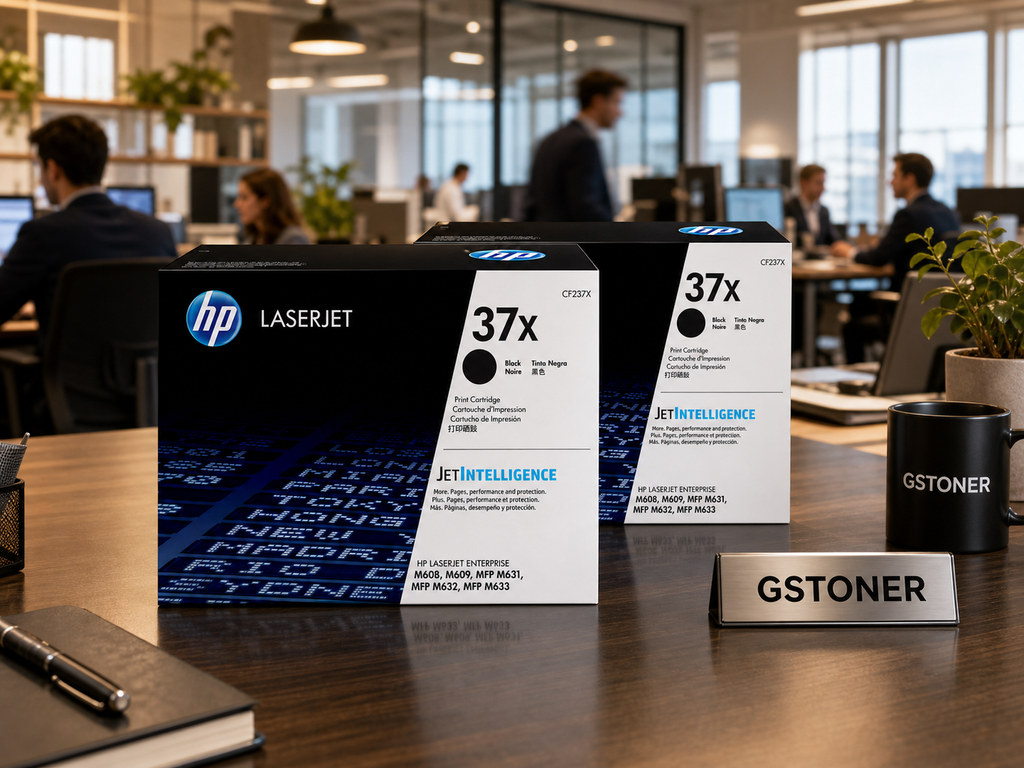 HP 37X Toner Cartridge 2-Pack — GS TONER studio photo