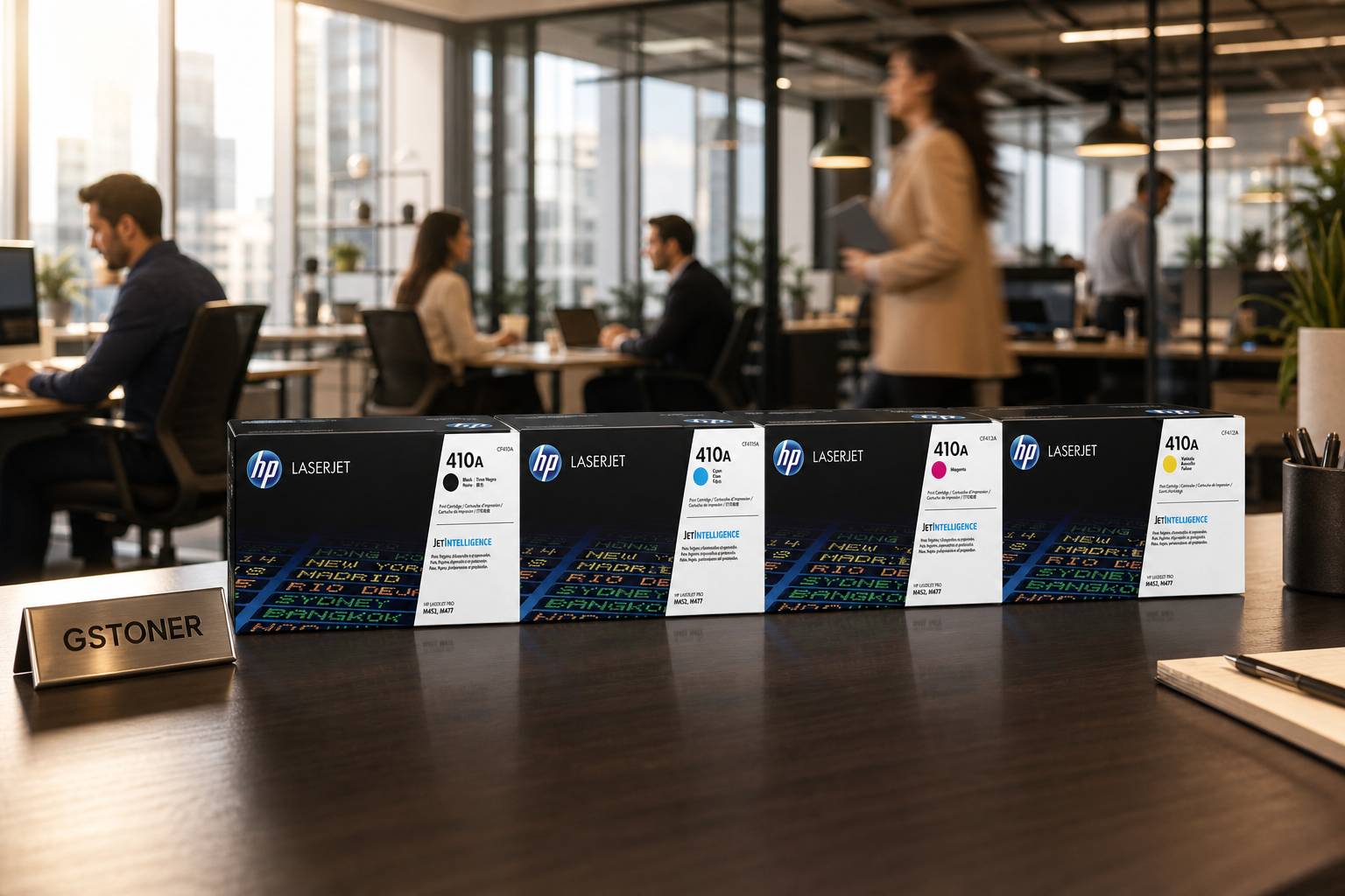 HP 410A Toner Cartridge CMYK 4-Pack - GSTONER