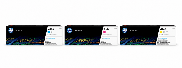 HP 414A Toner Cartridge CMY 3-Pack