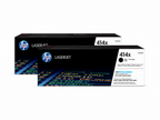 HP 414X Toner Cartridge 2-Pack (HP414X-2PK) — genuine HP original, factory sealed box
