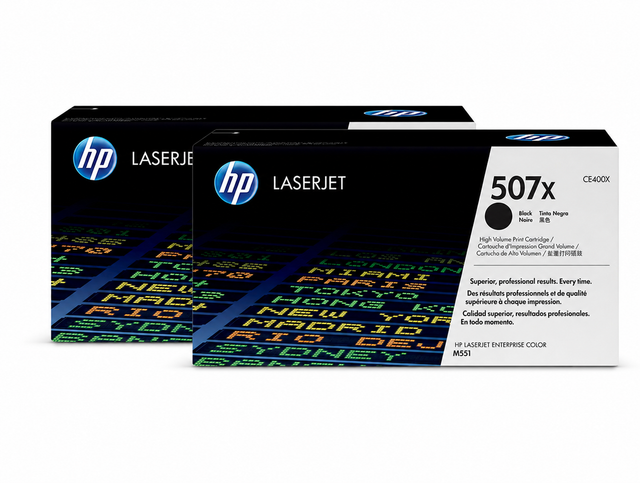 HP 507X Toner Cartridge 2-Pack