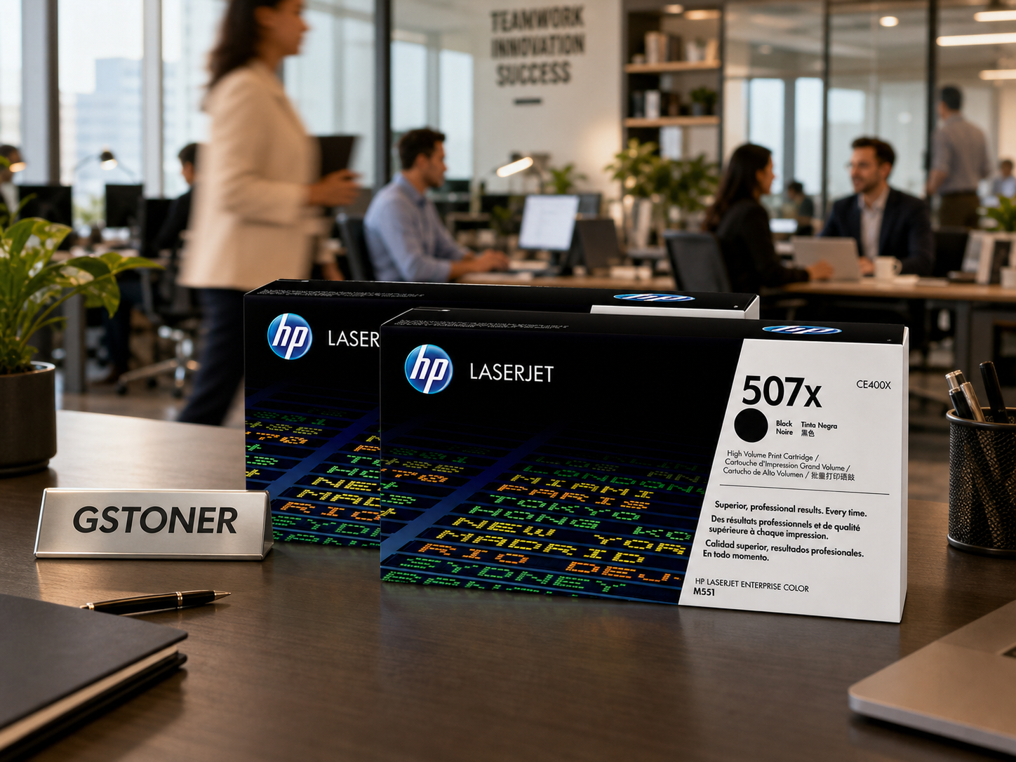 HP 507X Toner Cartridge 2-Pack - GSTONER