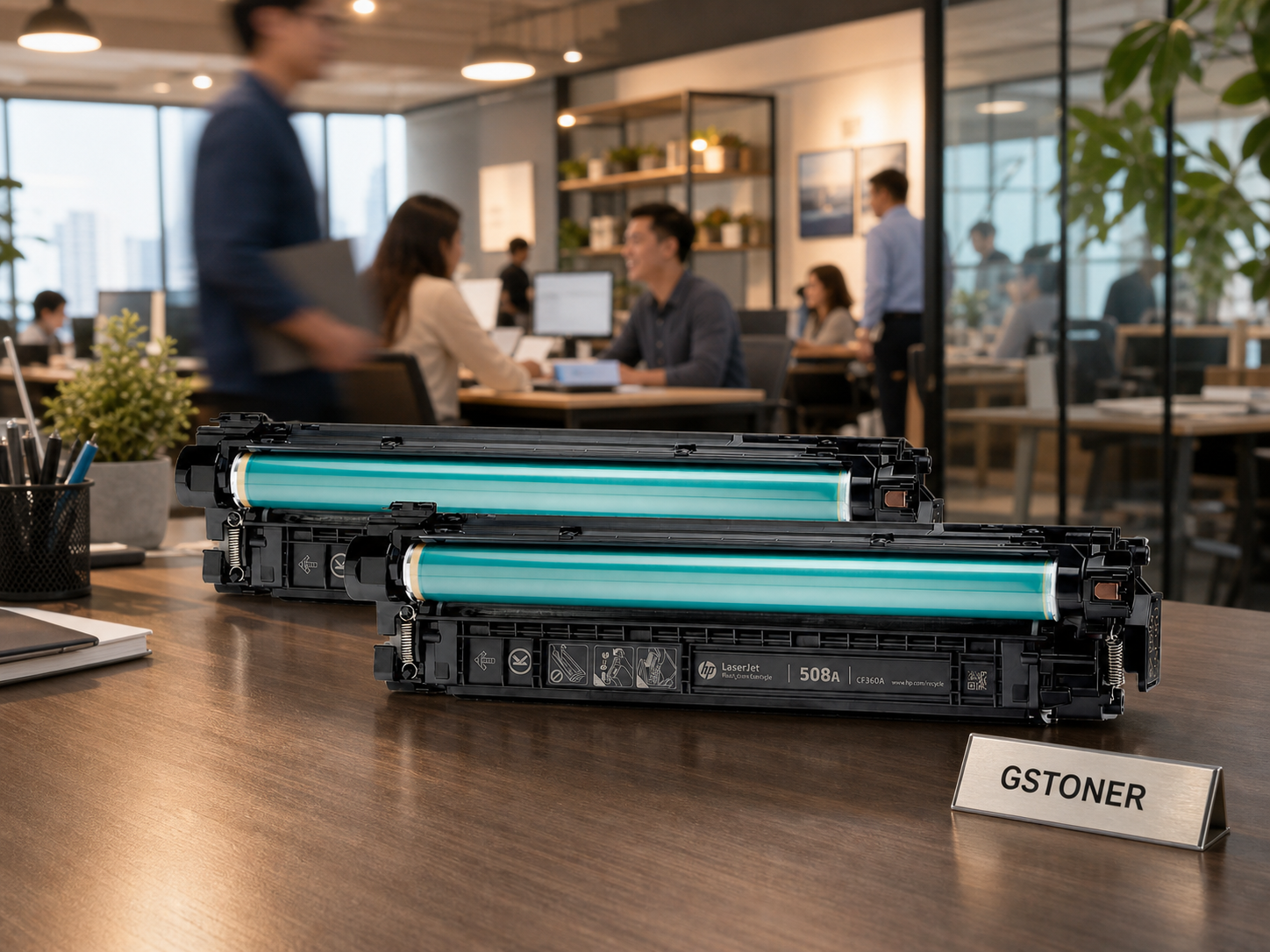HP 508A Toner Cartridge 2-Pack — GS TONER studio photo
