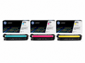 HP 508X Toner Cartridge CMY 3-Pack (HP508X-CMY) — genuine HP original, factory sealed box