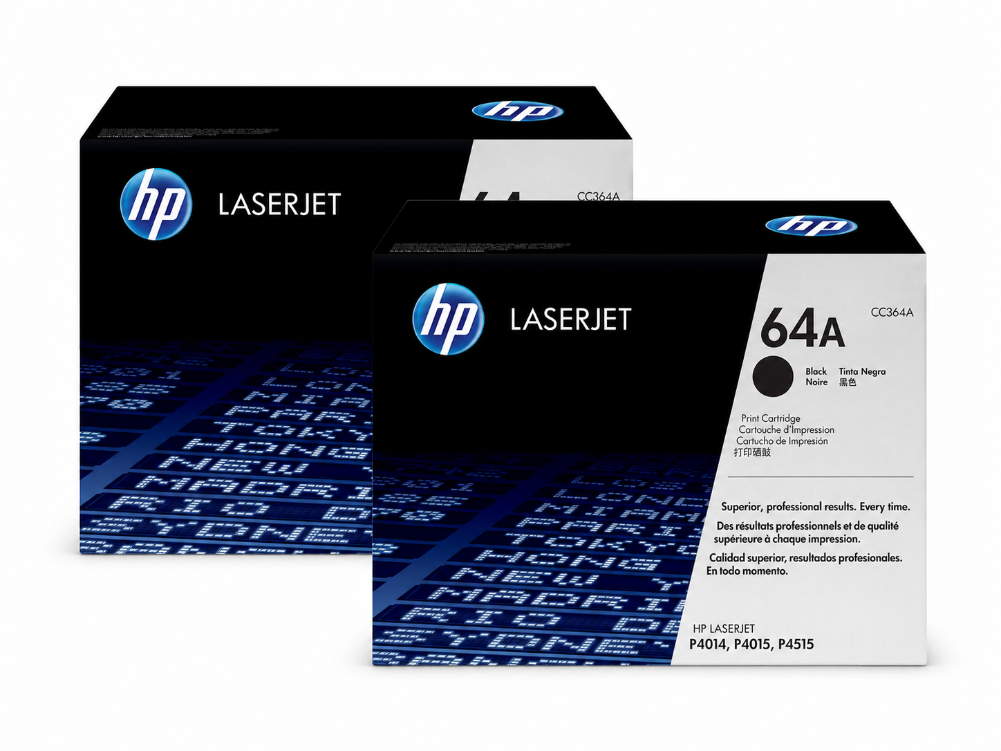 HP 64A Toner Cartridge 2-Pack (HP64A-2PK) — genuine HP original, factory sealed box
