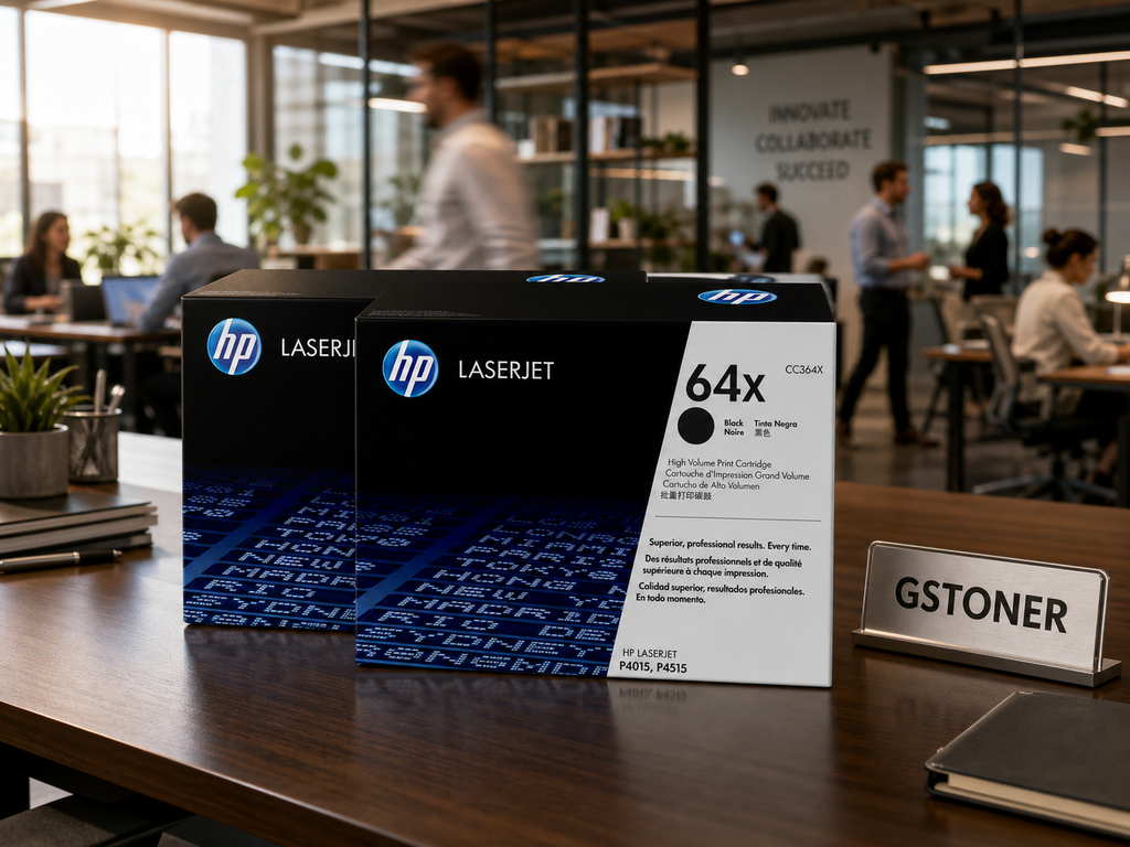 HP 64X Toner Cartridge 2-Pack — GS TONER studio photo