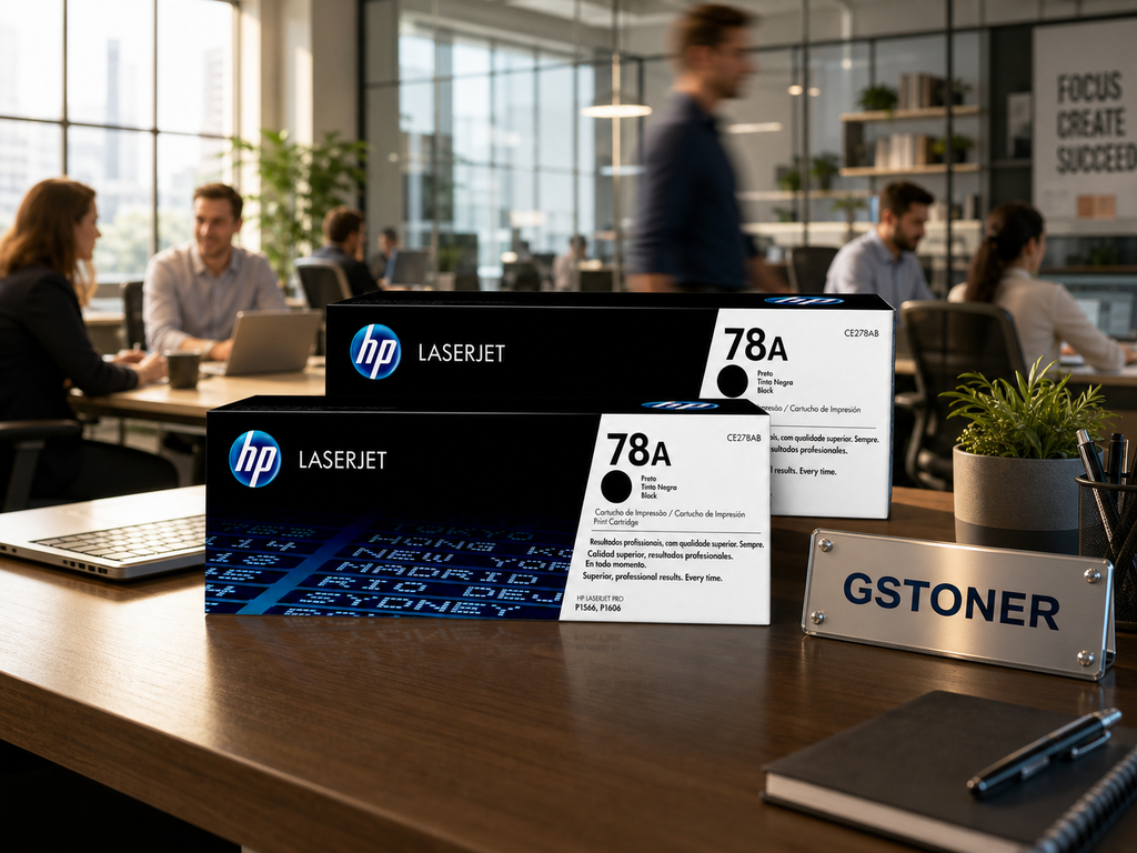 HP 78A Toner Cartridge 2-Pack — GS TONER studio photo
