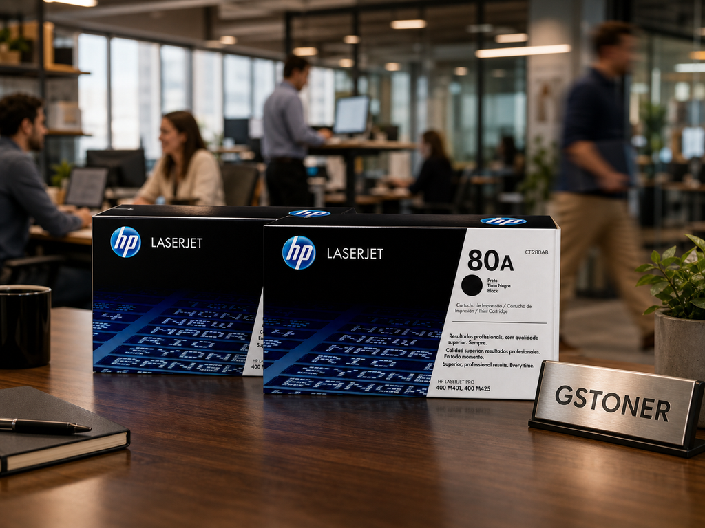 HP 80A Toner Cartridge 2-Pack — GS TONER studio photo