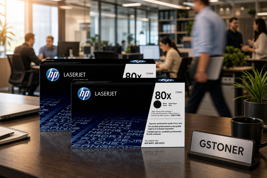 HP 80X Toner Cartridge 2-Pack — GS TONER studio photo