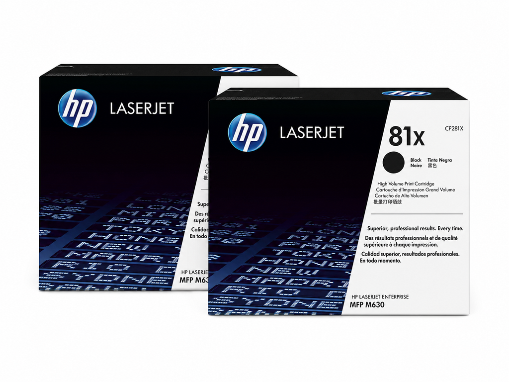 HP 81X Toner Cartridge 2-Pack (HP81X-2PK) — genuine HP original, factory sealed box