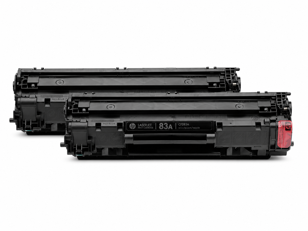 HP 83A Toner Cartridge 2-Pack (HP83A-2PK) — genuine HP original, factory sealed box