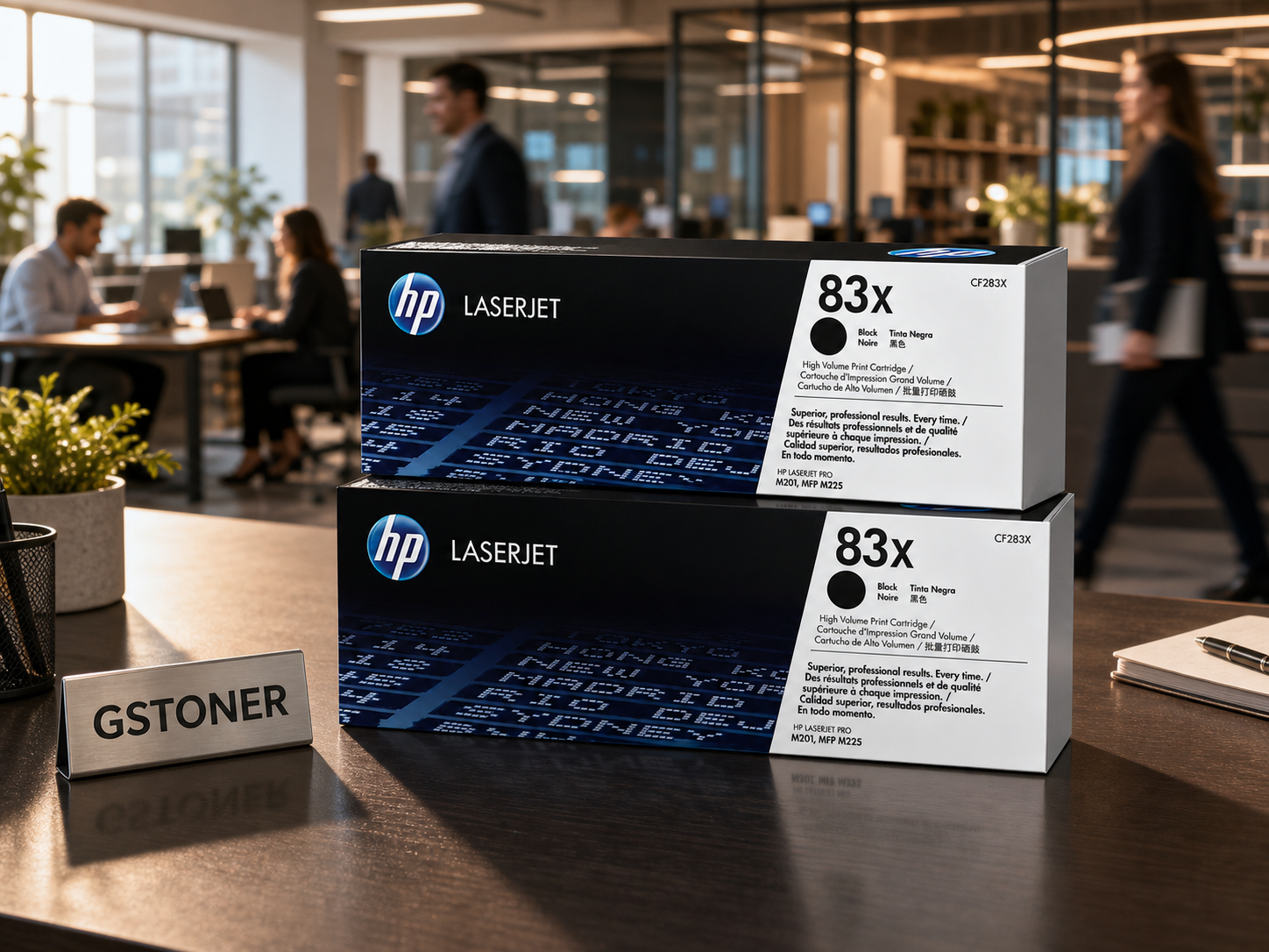 HP 83X Toner Cartridge 2-Pack — GS TONER studio photo