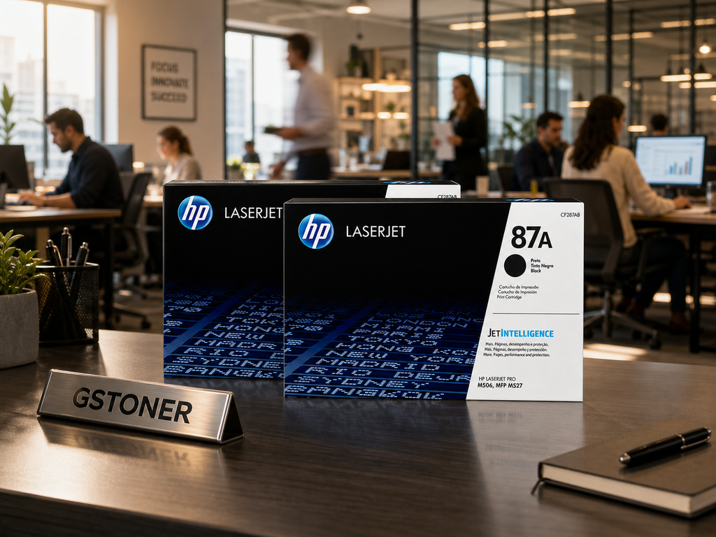 HP 87A Toner Cartridge 2-Pack — GS TONER studio photo