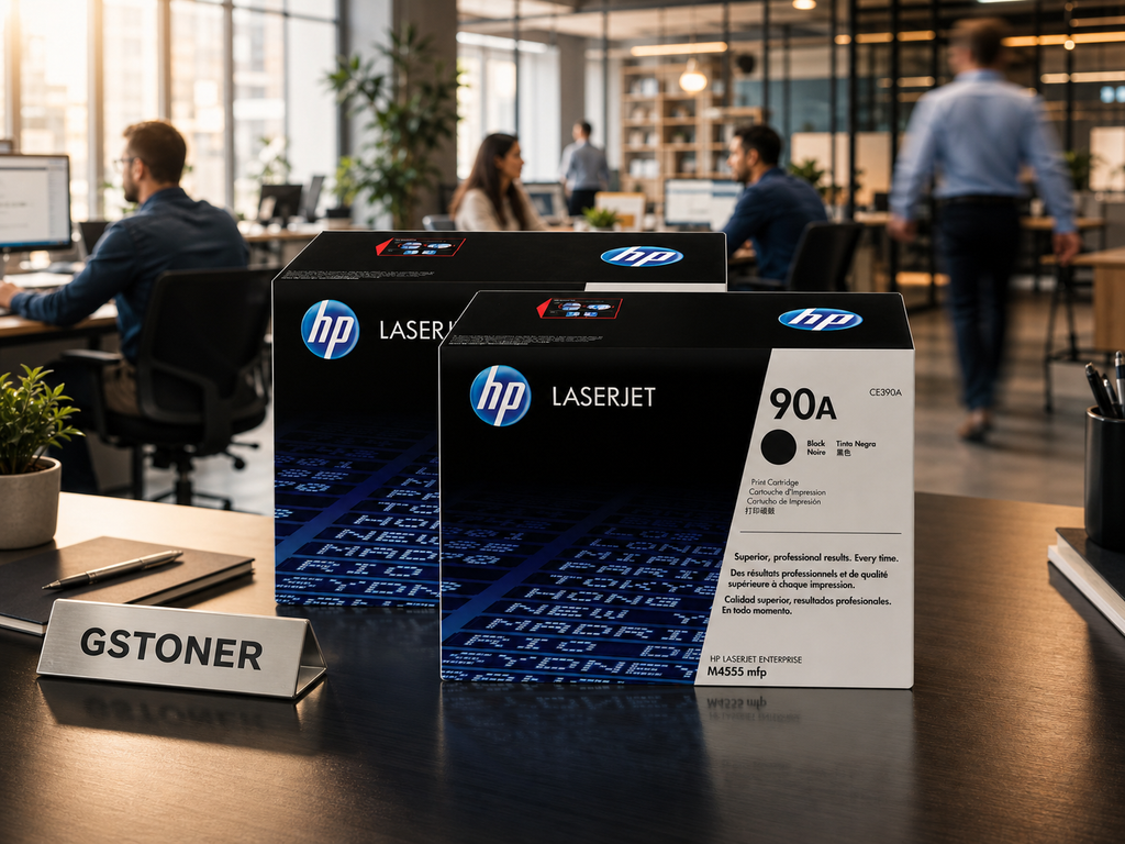 HP 90A Toner Cartridge 2-Pack — GS TONER studio photo
